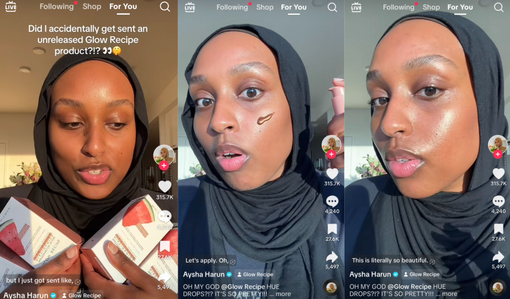 Glossy Pop Newsletter Glow Recipe's unreleased Hue Drops are already